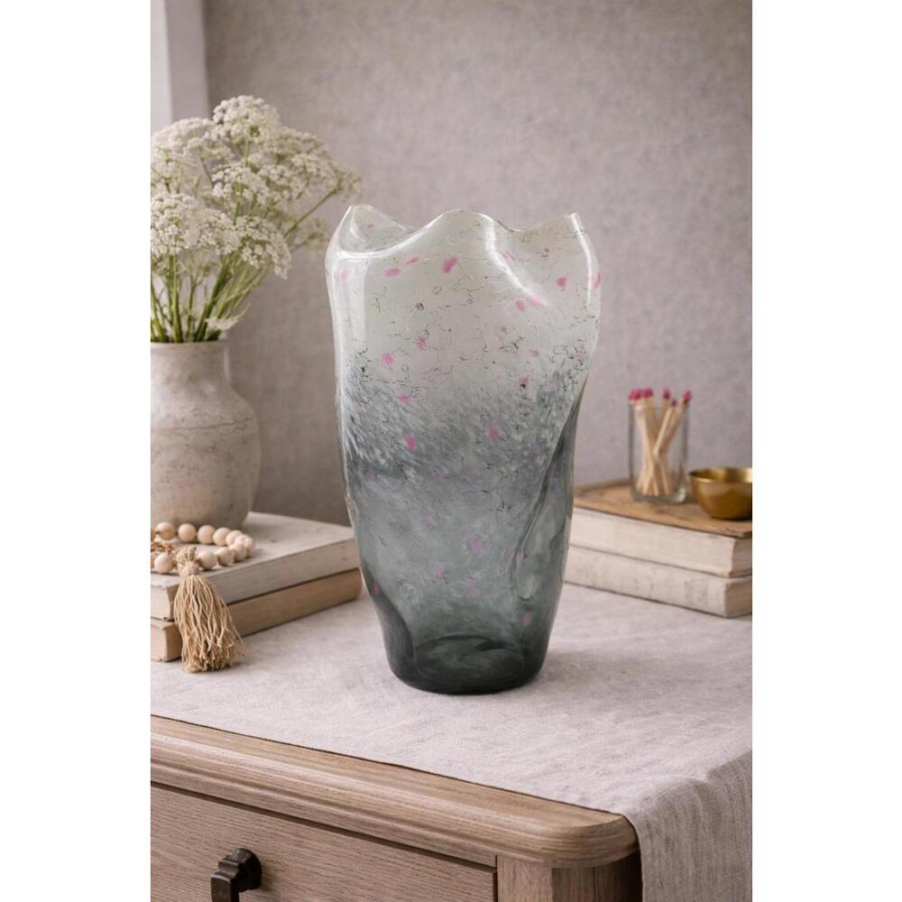 Curtiss Brock CB Glass Studio Art Glass Hand Blown VaseVase Appraised